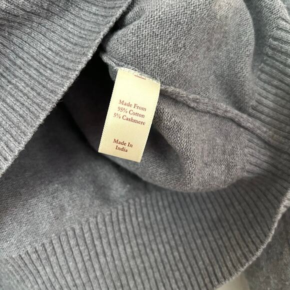 Christy Dawn The Salem Sweater Pullover Hoodie Cotton Cashmere Heather Grey - Picture 7 of 7